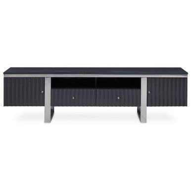 Genoa Grey Gloss Media Unit
