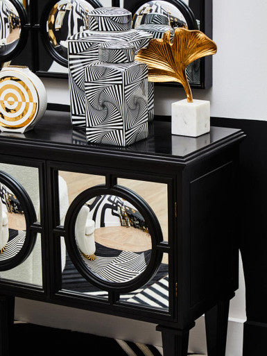 Telese Black Sideboard