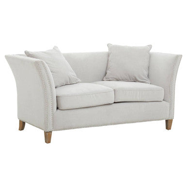 2 Seat Grey Fabric Sofa, Sutton
