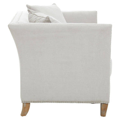 2 Seat Grey Fabric Sofa, Sutton