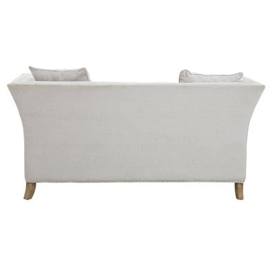 2 Seat Grey Fabric Sofa, Sutton