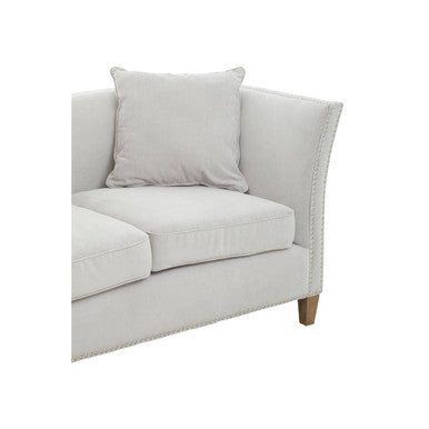 2 Seat Grey Fabric Sofa, Sutton