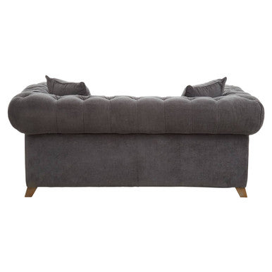 2 Seat Grey Fabric Sofa, Spencer