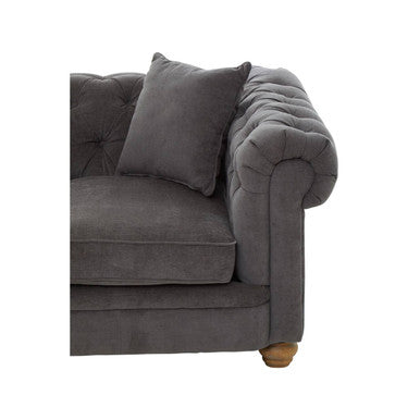 2 Seat Grey Fabric Sofa, Spencer