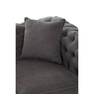 2 Seat Grey Fabric Sofa, Spencer