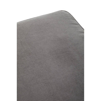 Spencer Grey Fabric Footstool