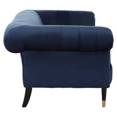 3 Seat Midnight Velvet Sofa, Siena