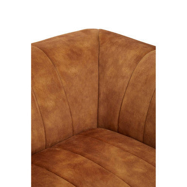 2 Seat Gold Velvet Sofa, Siena