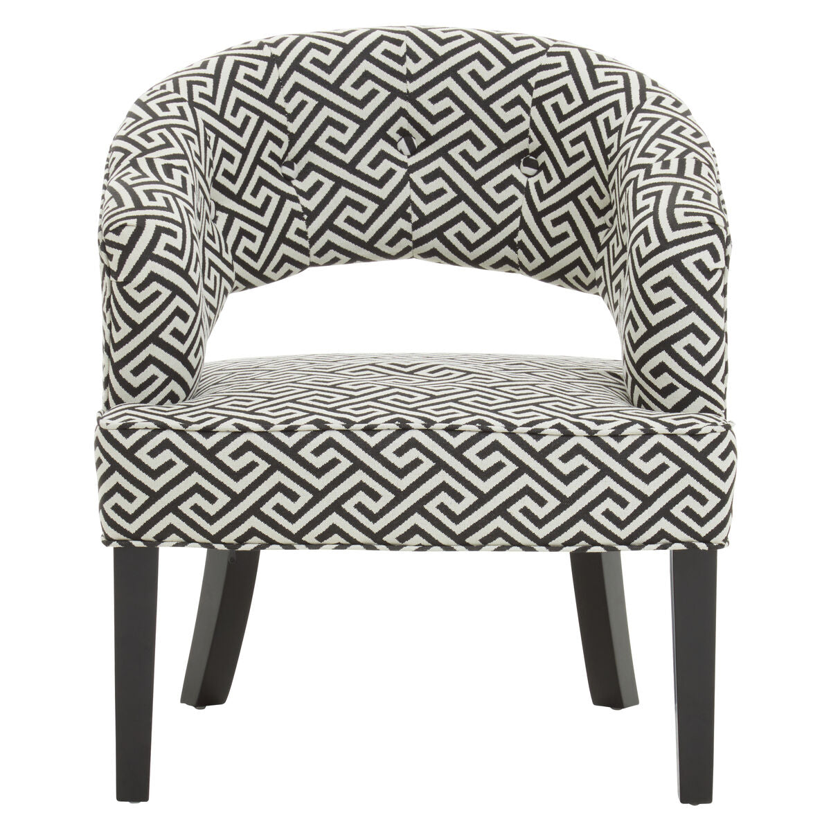 Regents Park Greek Key Design Cutout Lounge Chair