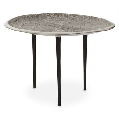 Silver Oak Top Coffee Tables With Black Legs, Silva