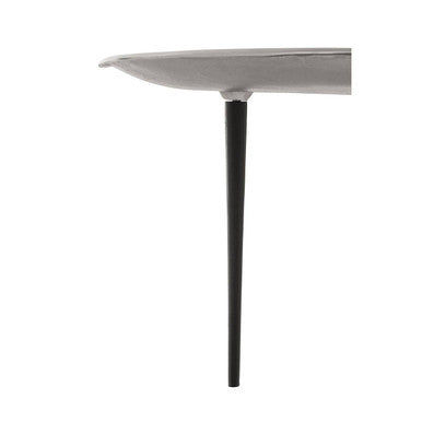 Silver Oak Top Coffee Tables With Black Legs, Silva