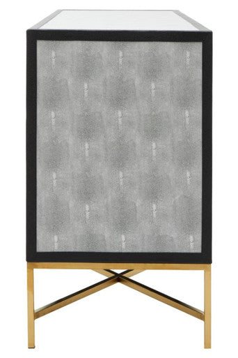Cadiz Grey Shagreen Sideboard