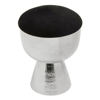 Jaipur Velvet Black Industrial Stool