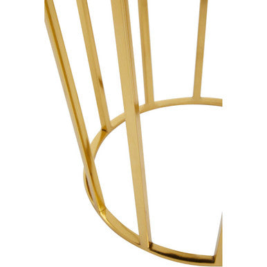 Jaipur Black Velvet & Gold Stool
