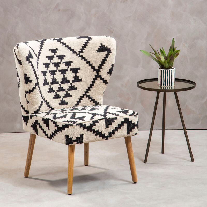 Cefena Berber Style Mango Wood Chair