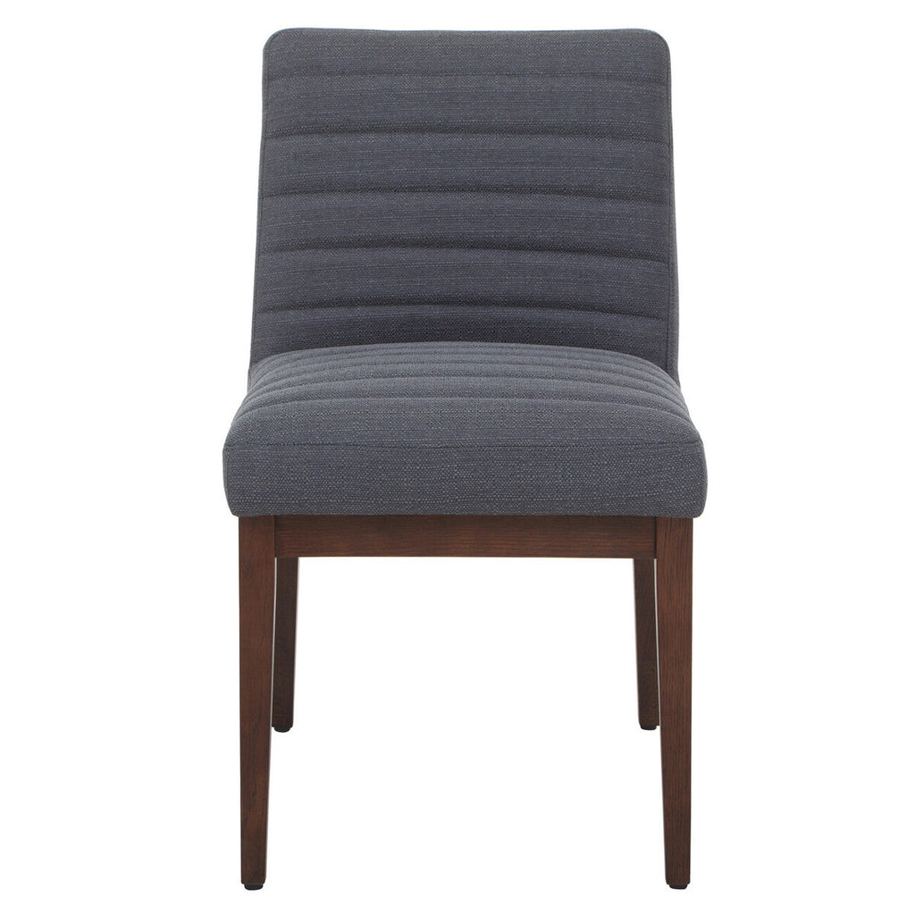 Brando Charcoal Grey Dining Chair With Oak Legs