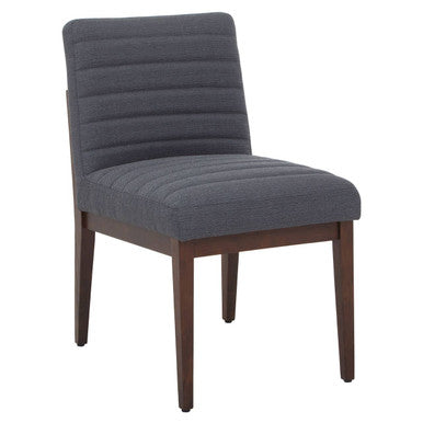 Brando Charcoal Grey Dining Chair With Oak Legs