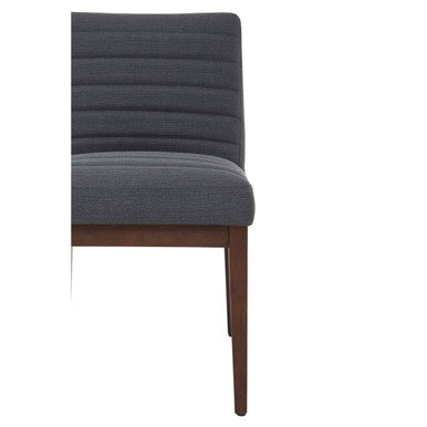 Brando Charcoal Grey Dining Chair With Oak Legs