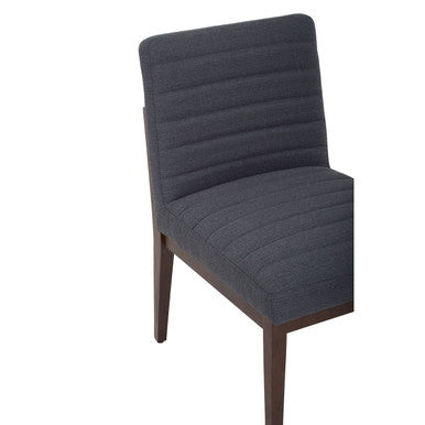 Brando Charcoal Grey Dining Chair With Oak Legs