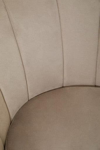 Biarritz Mink Velvet Chair