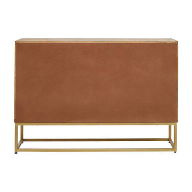 Sedea Mango Wood Natural Mid-Century Sideboard
