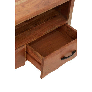 Nashik Three Drawer Acacia Media Unit