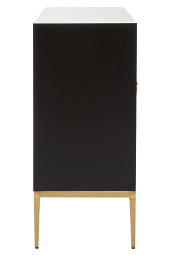 Deruta Grey Shagreen 4 Door Sideboard