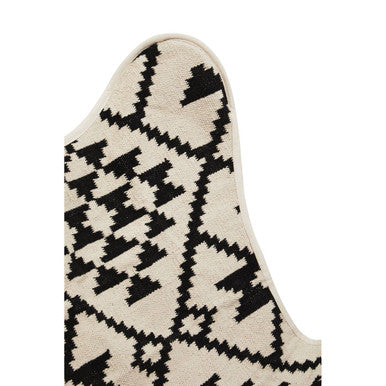 Cefena Black & White Butterfly Chair