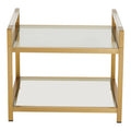 Vogue Matte Gold End Table