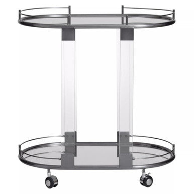 Oria Drinks Trolley In Metal Frame