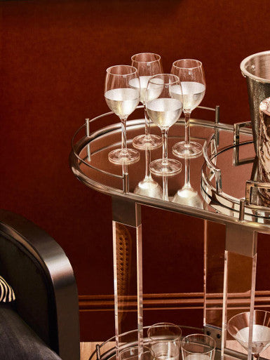 Oria Drinks Trolley In Metal Frame