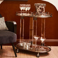 Oria Drinks Trolley In Metal Frame