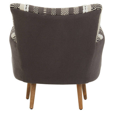 Cefena Grey & White Chair