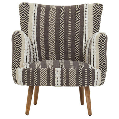 Cefena Grey & White Chair