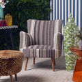 Cefena Grey & White Chair