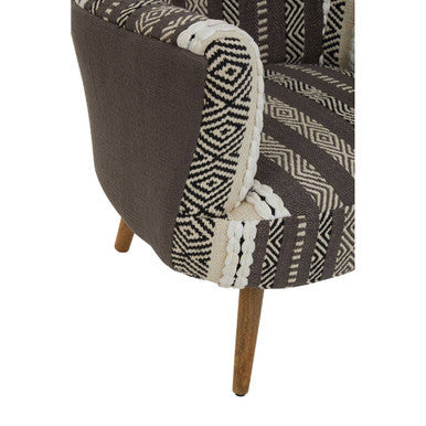 Cefena Grey & White Chair