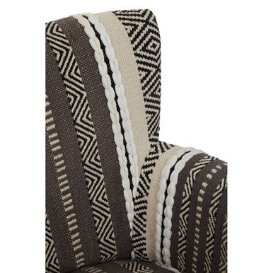Cefena Grey & White Chair