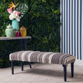 Cefena Grey & White Bench