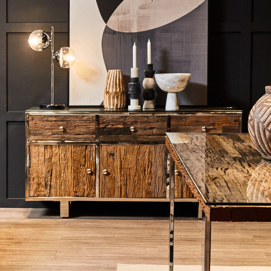 Kerala Natural Wood Sideboard