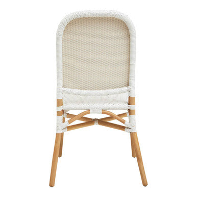 Manado Natural & White Rattan Dining Chair