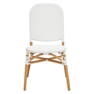 Manado Natural & White Rattan Dining Chair