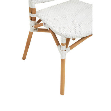 Manado Natural & White Rattan Dining Chair