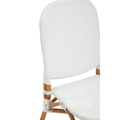 Manado Natural & White Rattan Dining Chair