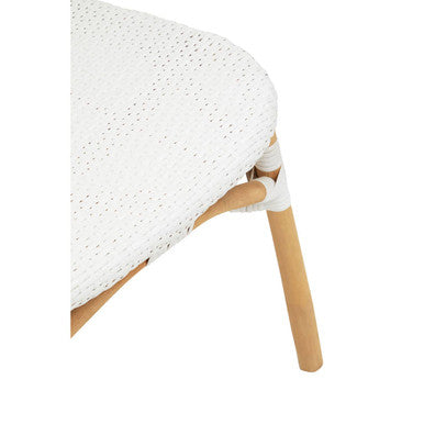 Manado Natural & White Rattan Dining Chair