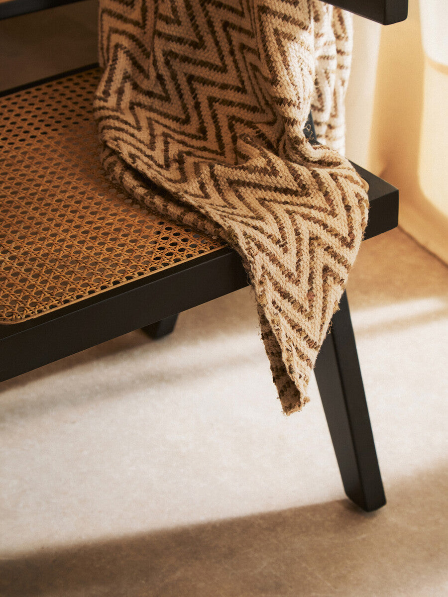 Cebu Natural Cane & Black Beech Wood Dining Chair