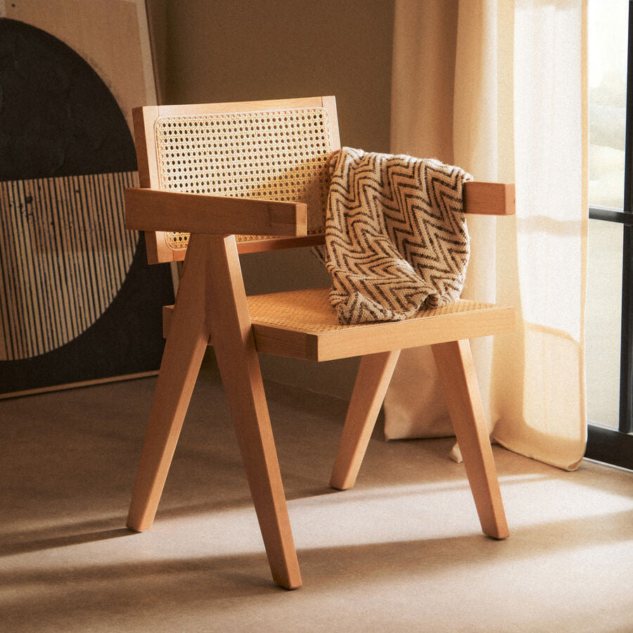 Cebu Natural Cane & Beech Wood Dining Chair