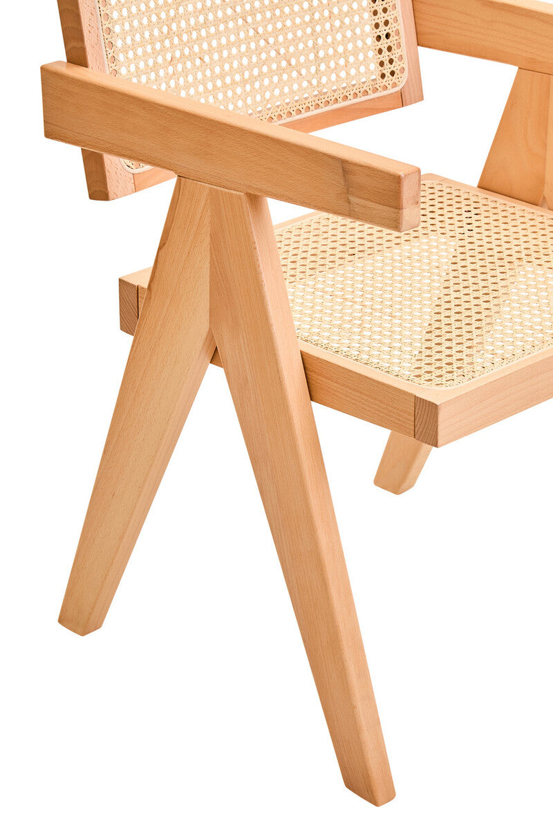 Cebu Natural Cane & Beech Wood Dining Chair