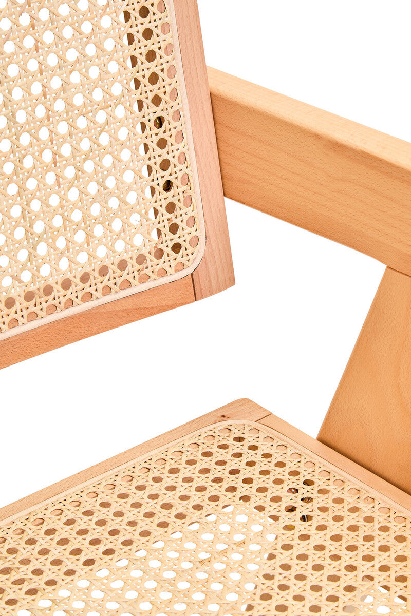 Cebu Natural Cane & Beech Wood Dining Chair