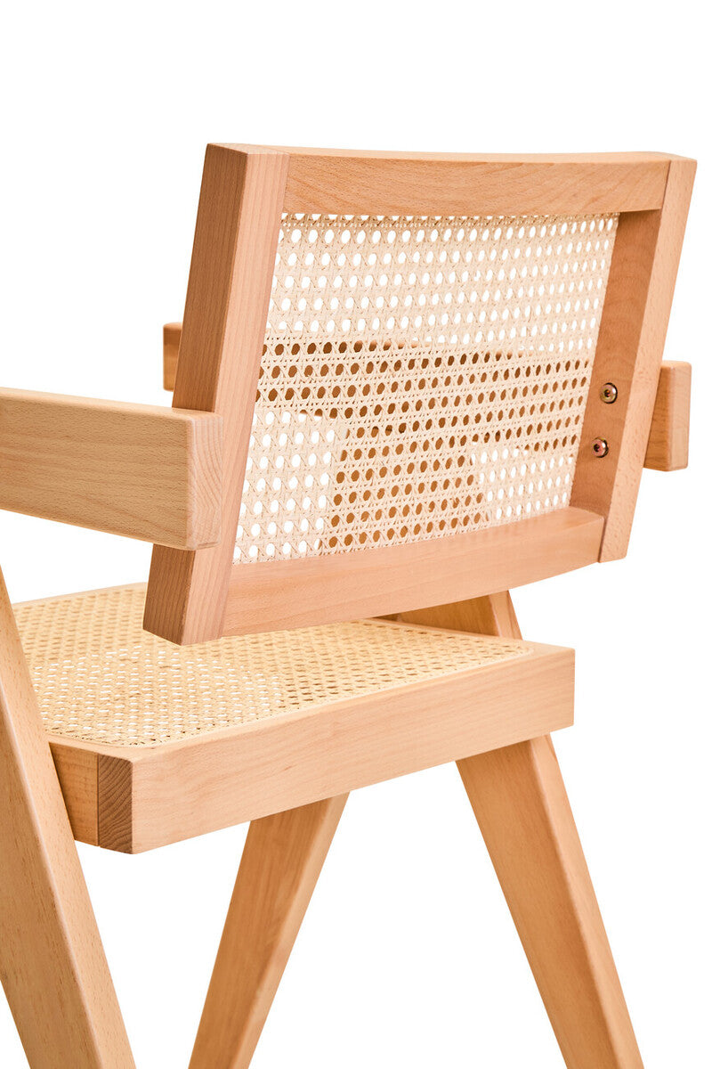 Cebu Natural Cane & Beech Wood Dining Chair