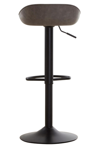 Dalston Set Of Two Ash Leather Bar Stools